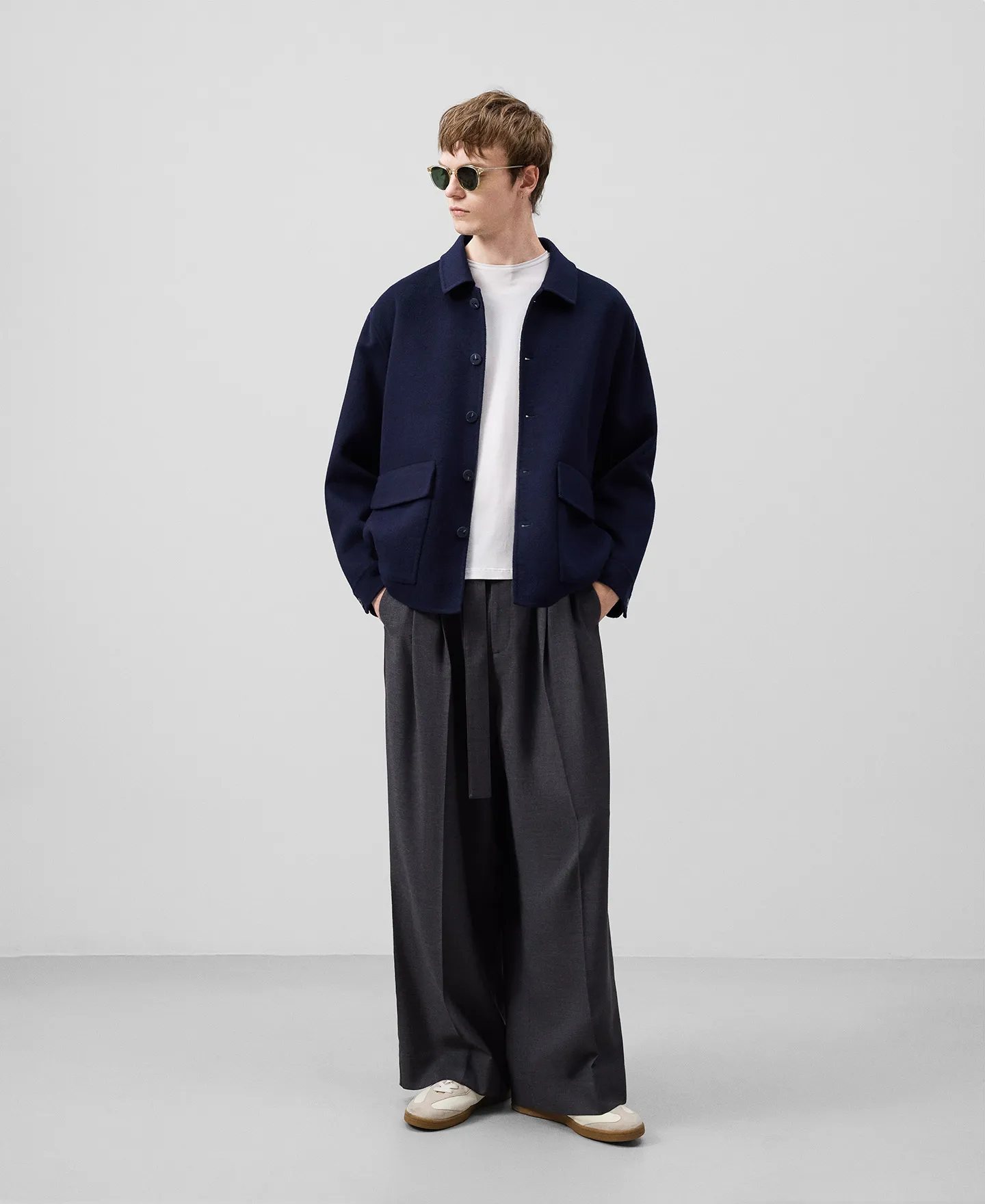 Lyocell and cotton T-shirt man