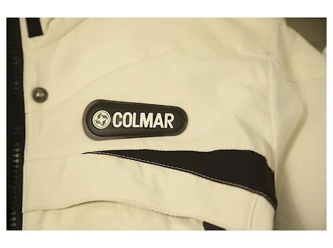 Tamaño de la chaqueta con capucha y cremallera Colmar White Ski Winter 42 Blanco 